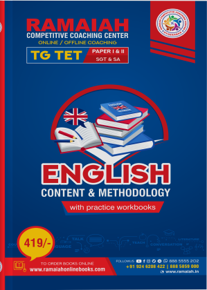 TG TET Paper I & II – English Content & Methodology with Practice Workbooks